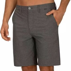 Hurley Phantom‎ Black Heather Walk Shorts Size 29 Men